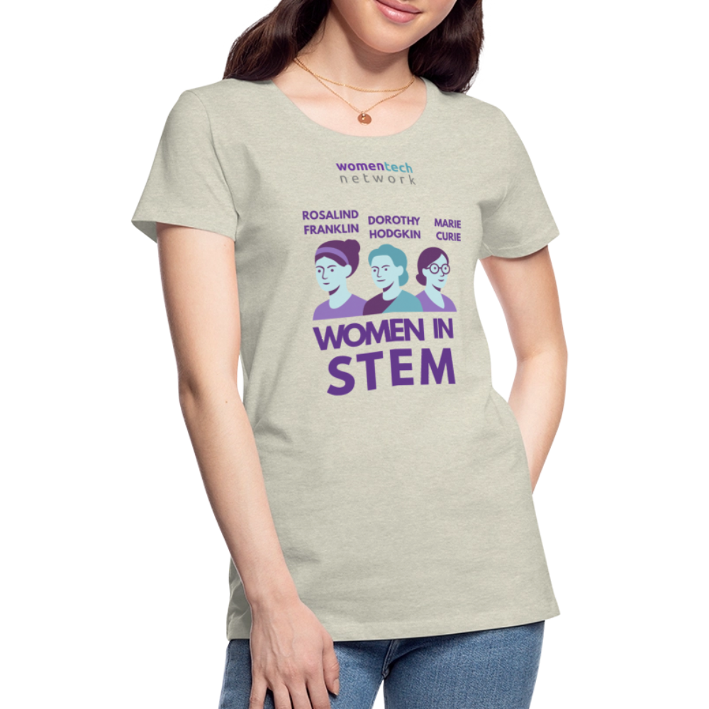 Women’s Premium T-Shirt - STEM Day Edition - heather oatmeal