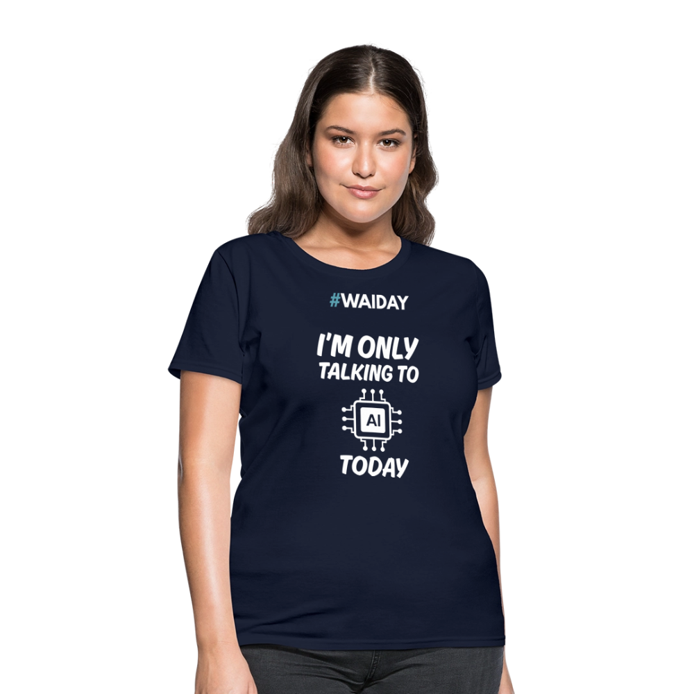 Women's T-Shirt - Women In AI Day Edition - navy