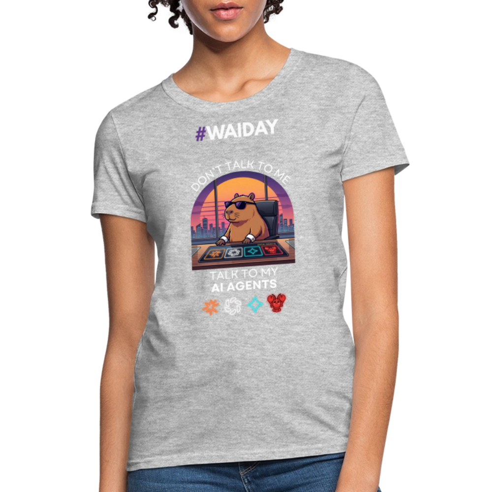 Women's T-Shirt - Women In AI Day Edition - heather gray