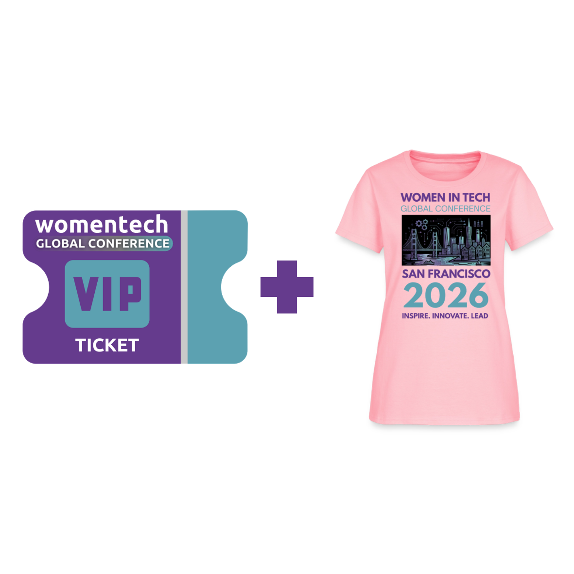 Global Conference VIP Ticket + Women's T-Shirt (San Francisco)