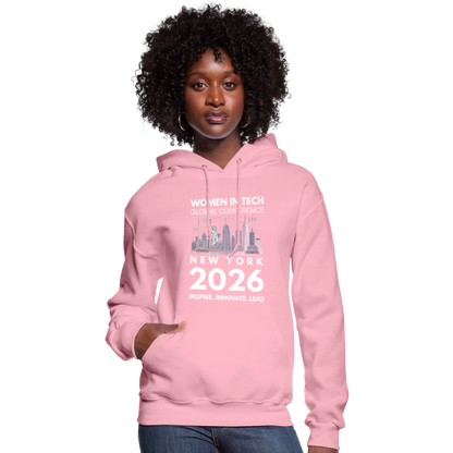 Women's Hoodie -  Women in Tech Global Conference Collection - classic pink