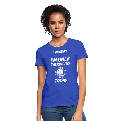 Women's T-Shirt - Women In AI Day Edition - royal blue