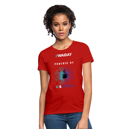 Women's T-Shirt - Women In AI Day Edition - red