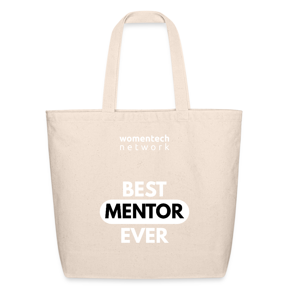 Eco-Friendly Cotton Tote - National Mentoring Day Edition - natural
