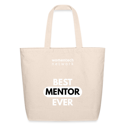 Eco-Friendly Cotton Tote - National Mentoring Day Edition - natural