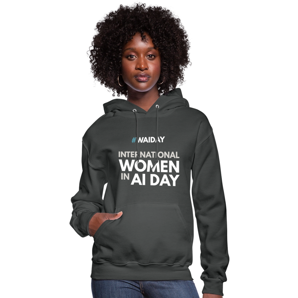 Women's Hoodie - Women In AI Day Edition - asphalt