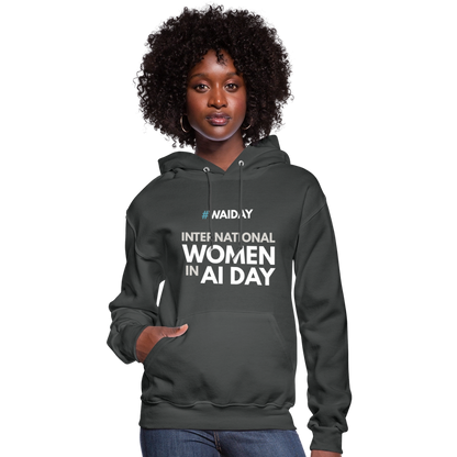 Women's Hoodie - Women In AI Day Edition - asphalt