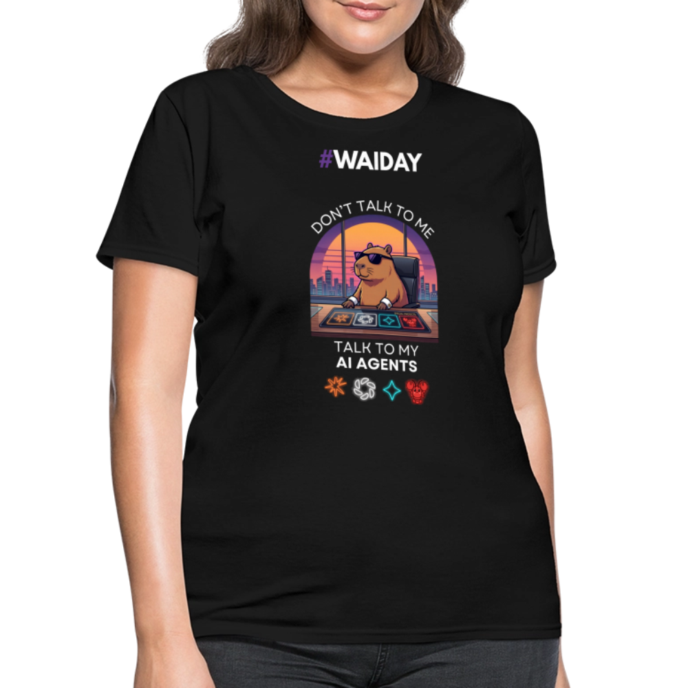 Women's T-Shirt - Women In AI Day Edition - black