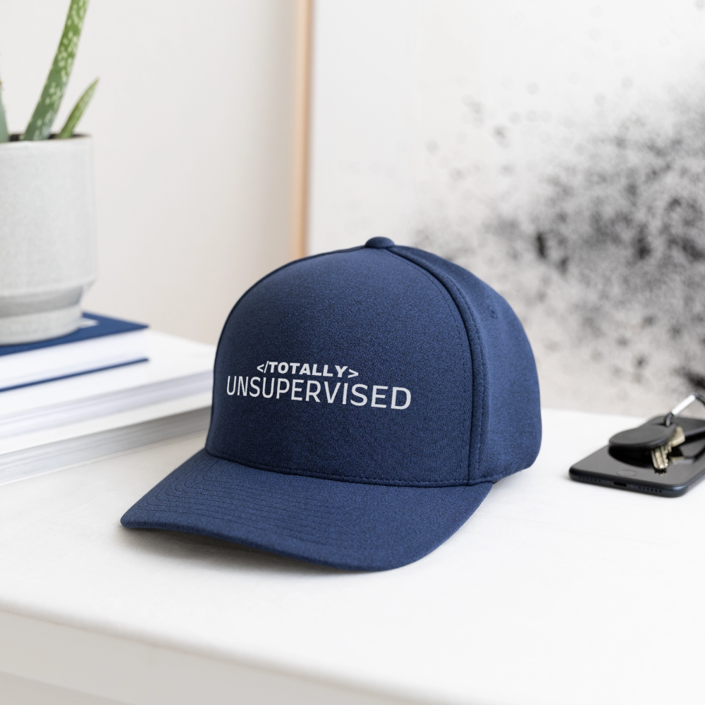 Flexfit  Melange Baseball Cap - Women In AI Day Edition - heather navy