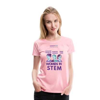 Women’s Premium T-Shirt - STEM Day Edition - pink