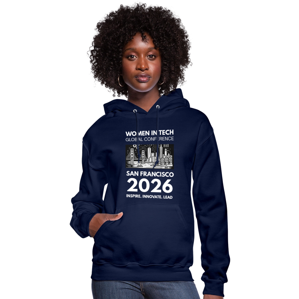 Women's Hoodie - Women in Tech Global Conference Collection - navy