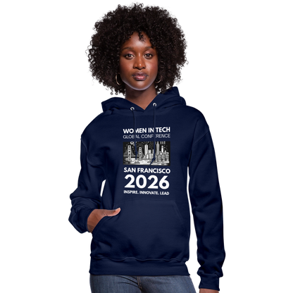 Women's Hoodie - Women in Tech Global Conference Collection - navy