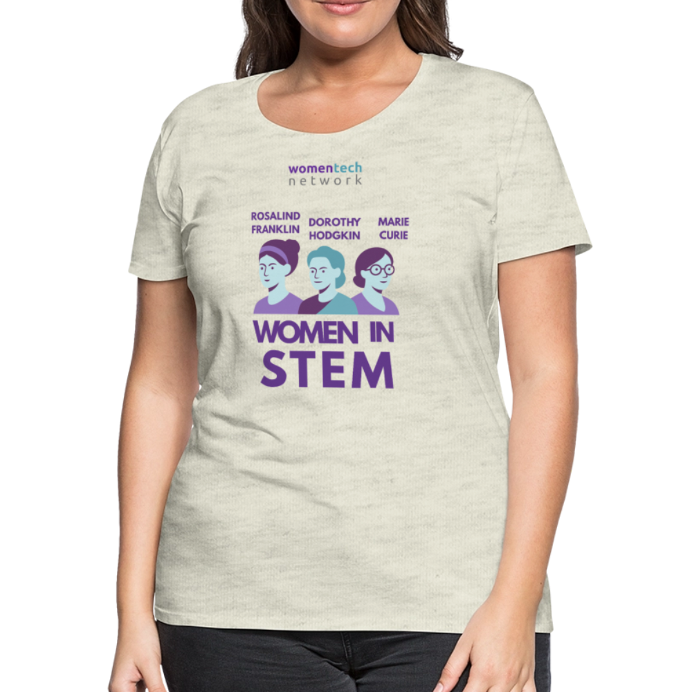 Women’s Premium T-Shirt - STEM Day Edition - heather oatmeal