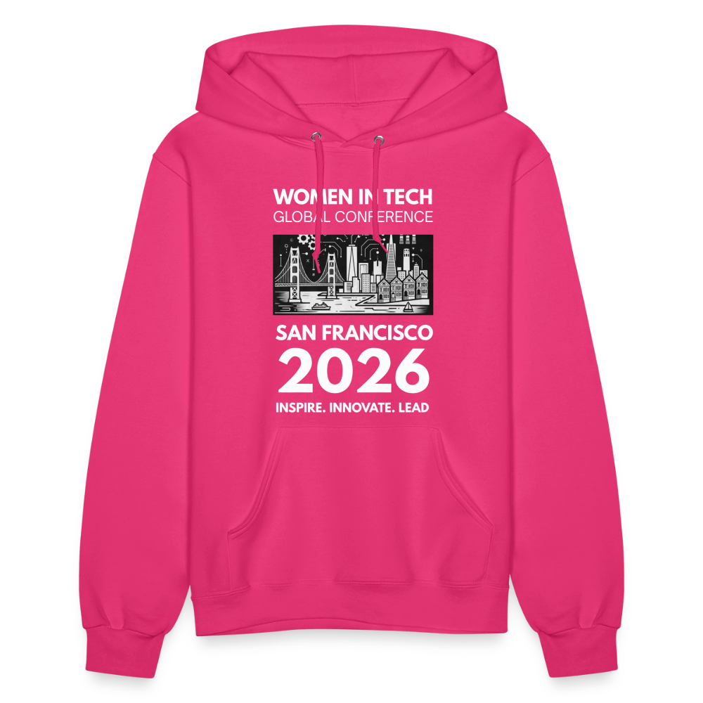 Women's Hoodie - Women in Tech Global Conference Collection - fuchsia