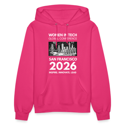 Women's Hoodie - Women in Tech Global Conference Collection - fuchsia