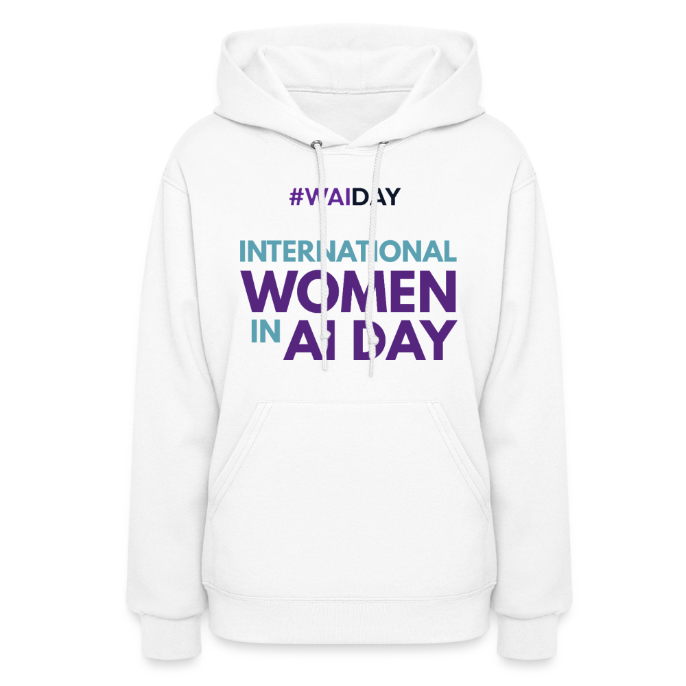 Women's Hoodie - Women In AI Day Edition - white