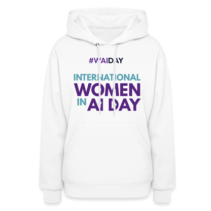 Women's Hoodie - Women In AI Day Edition - white