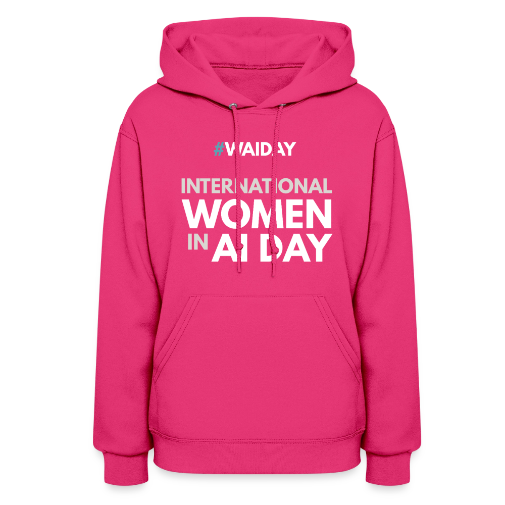 Women's Hoodie - Women In AI Day Edition - fuchsia