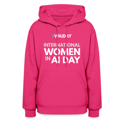 Women's Hoodie - Women In AI Day Edition - fuchsia