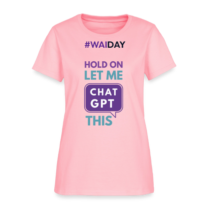 Women's T-Shirt - Women In AI Day Edition - pink
