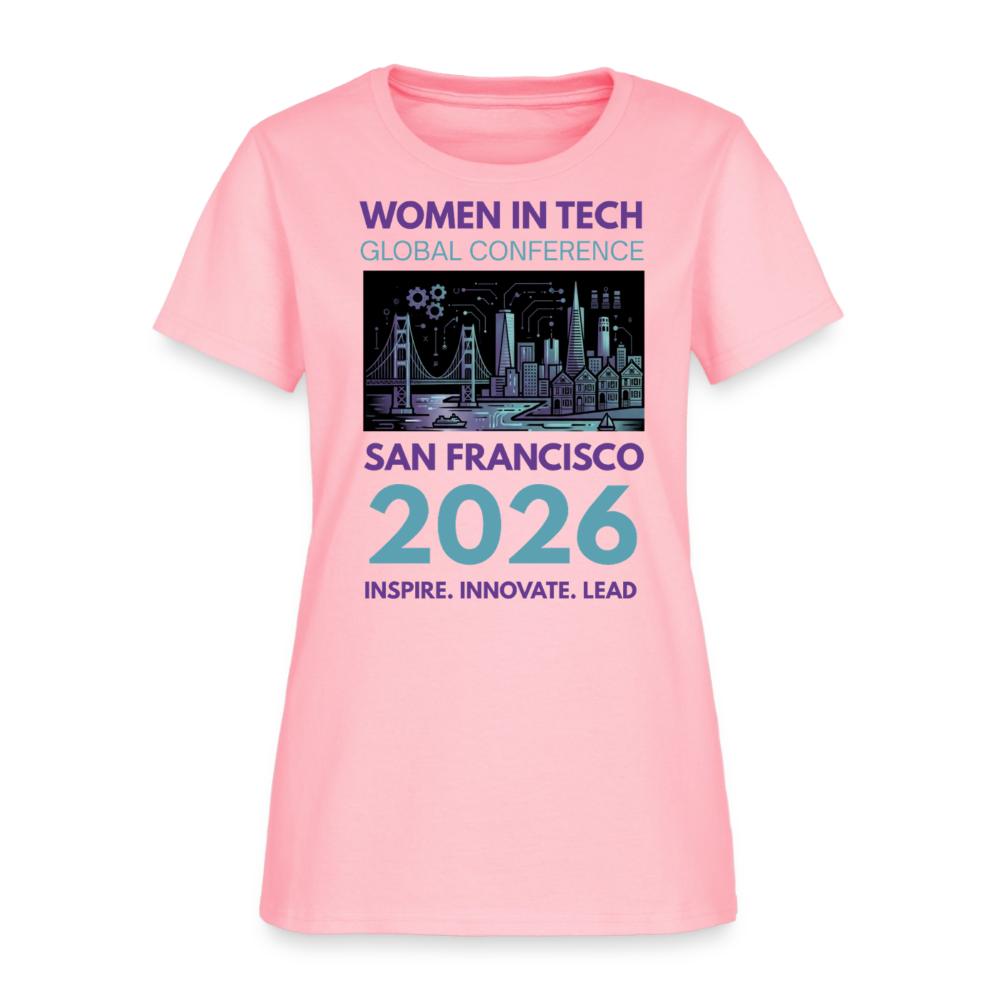 Women's T-Shirt - Women in Tech Global Conference Collection - pink