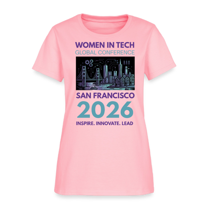 Women's T-Shirt - Women in Tech Global Conference Collection - pink