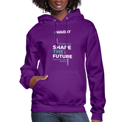Women's Hoodie - Women In AI Day Edition - purple