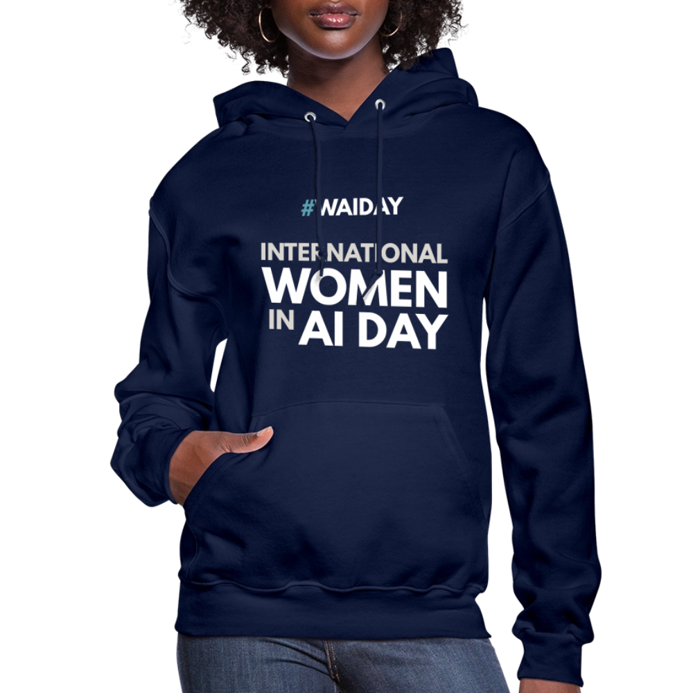 Women's Hoodie - Women In AI Day Edition - navy