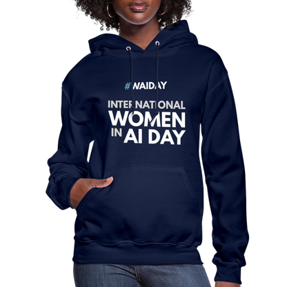 Women's Hoodie - Women In AI Day Edition - navy