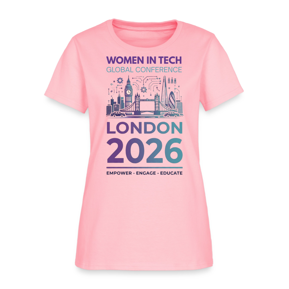 Women's T-Shirt - Women in Tech Global Conference Collection - pink