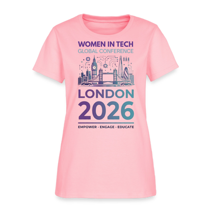 Women's T-Shirt - Women in Tech Global Conference Collection - pink