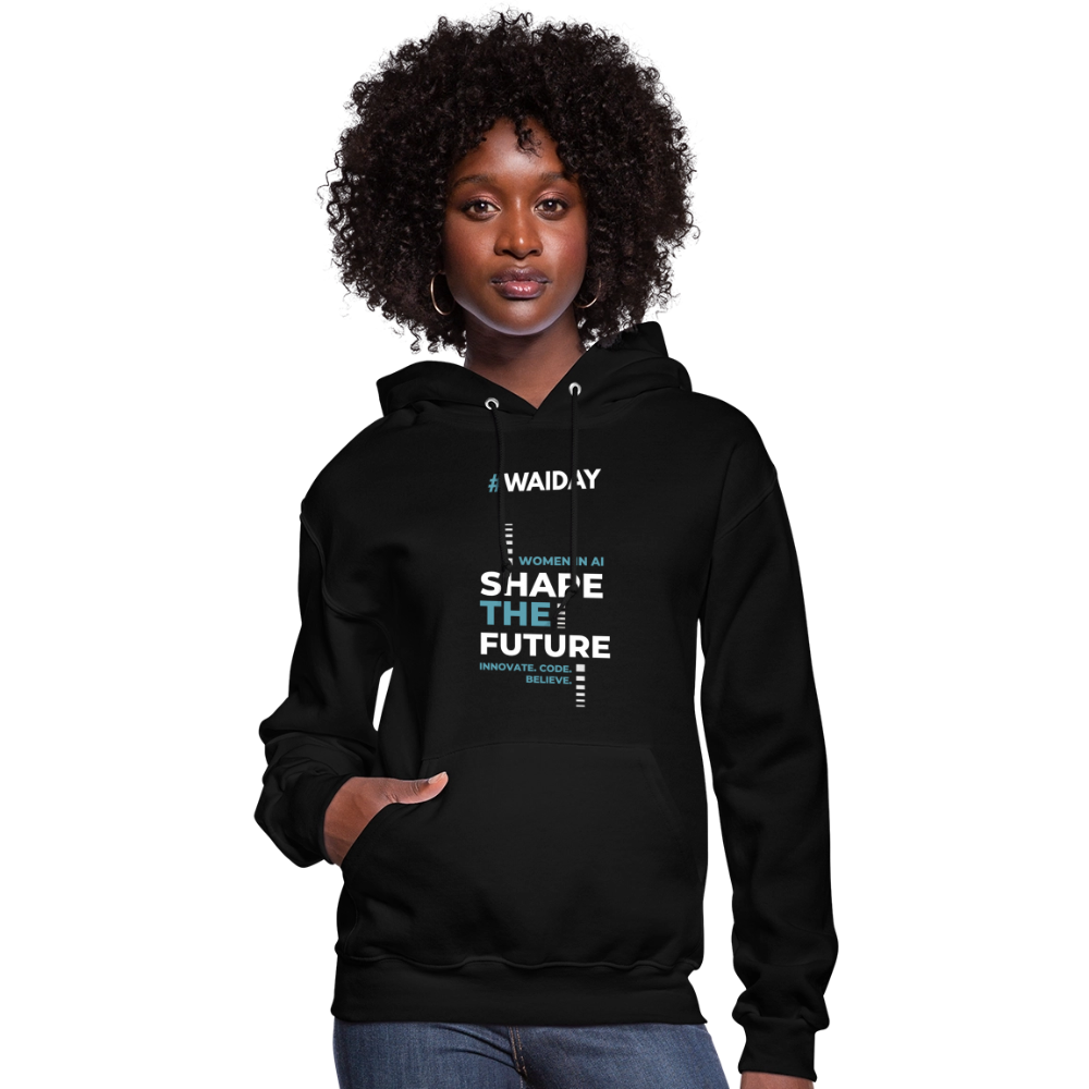 Women's Hoodie - Women In AI Day Edition - black