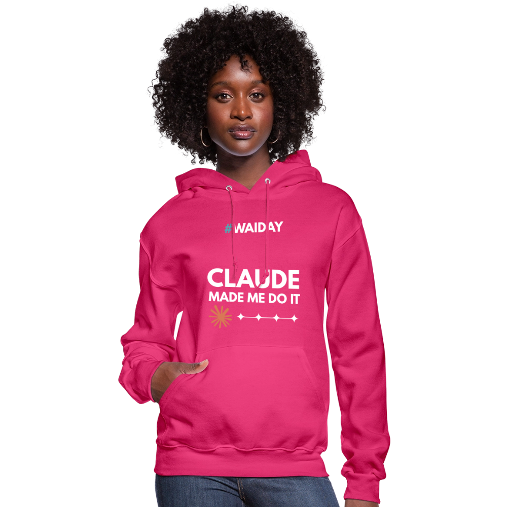 Women's Hoodie - Women In AI Day Edition - fuchsia