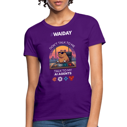 Women's T-Shirt - Women In AI Day Edition - purple
