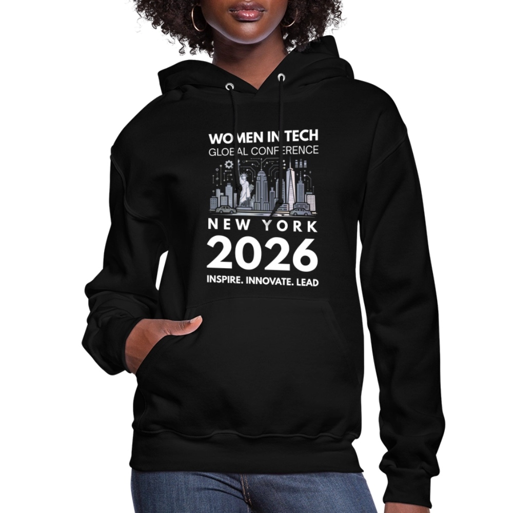 Women's Hoodie -  Women in Tech Global Conference Collection - black