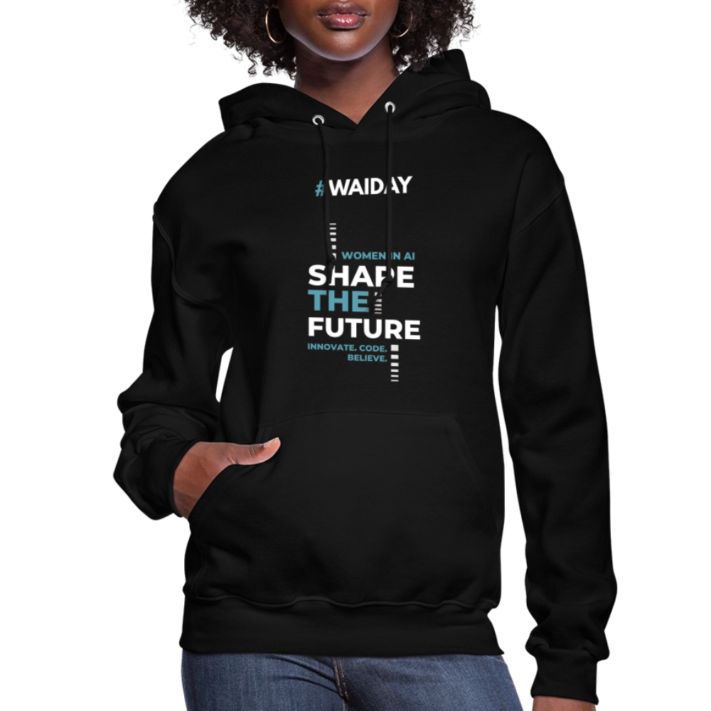 Women's Hoodie - Women In AI Day Edition - black
