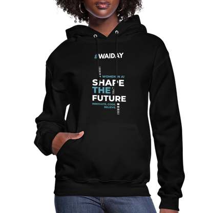 Women's Hoodie - Women In AI Day Edition - black