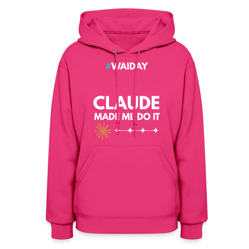 Women's Hoodie - Women In AI Day Edition - fuchsia