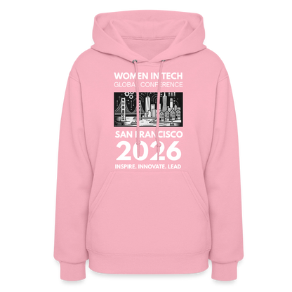 Women's Hoodie - Women in Tech Global Conference Collection - classic pink