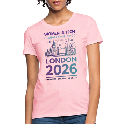 Women's T-Shirt - Women in Tech Global Conference Collection - pink
