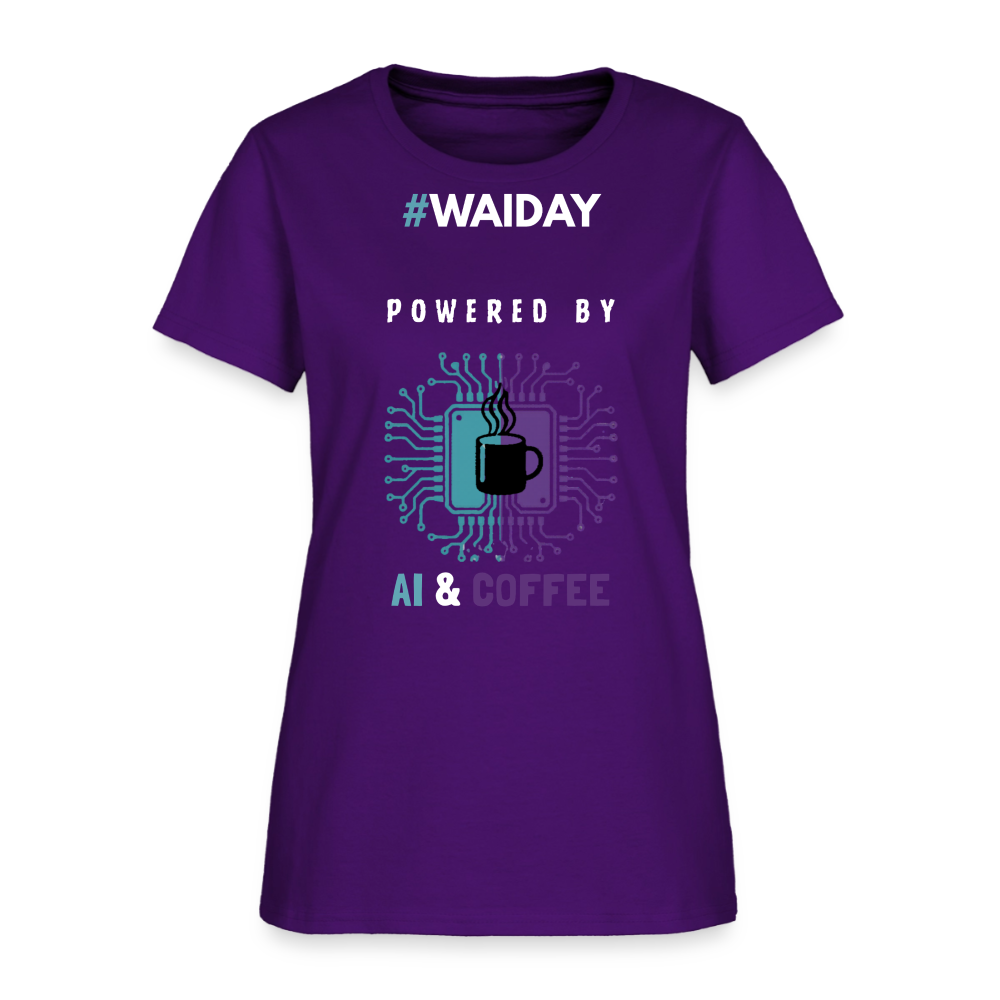 Women's T-Shirt - Women In AI Day Edition - purple