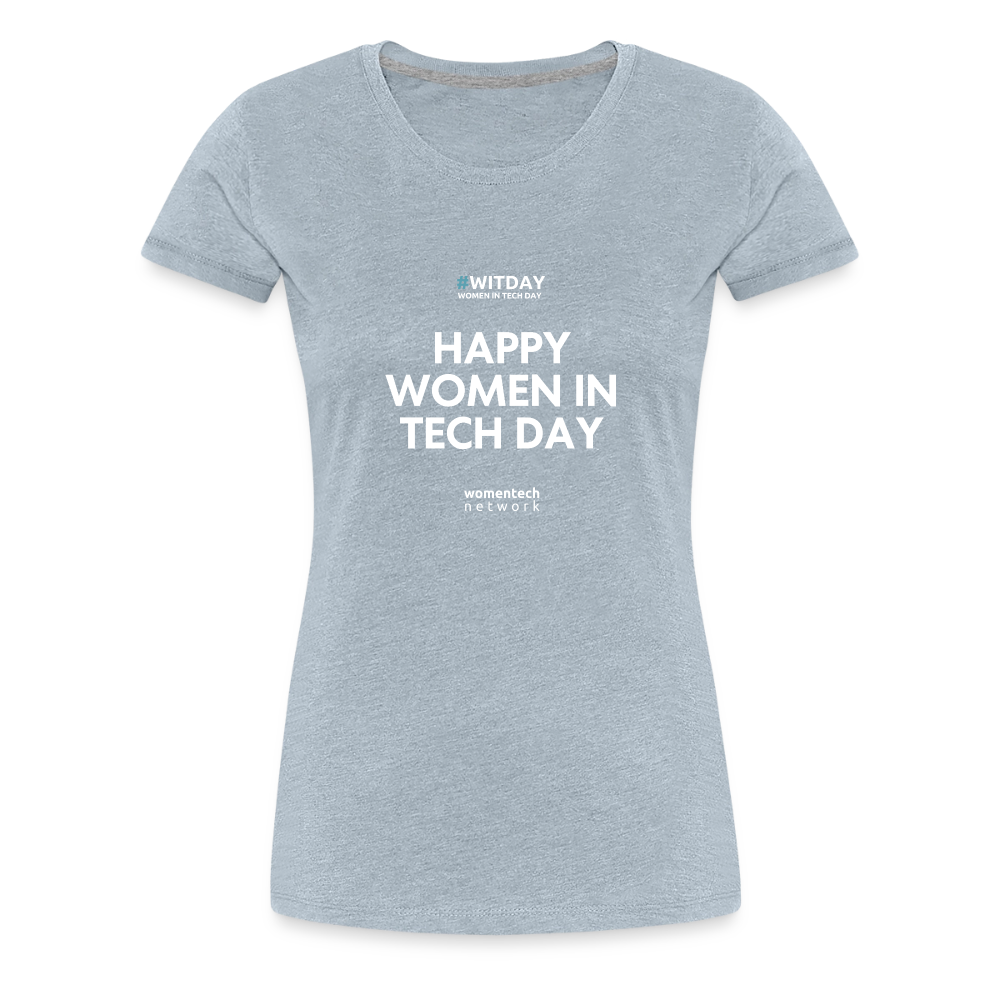 Women's Relaxed Fit T-Shirt - heather ice blue