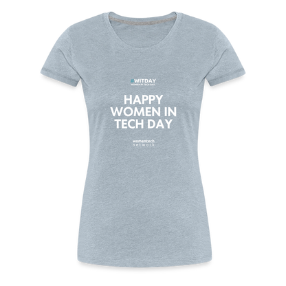 Women's Relaxed Fit T-Shirt - heather ice blue