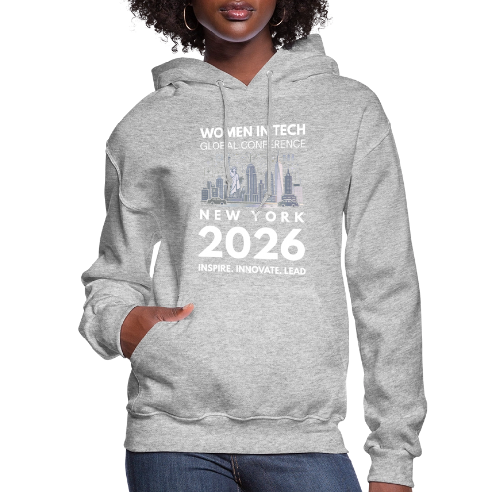 Women's Hoodie -  Women in Tech Global Conference Collection - heather gray