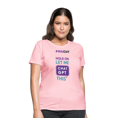 Women's T-Shirt - Women In AI Day Edition - pink