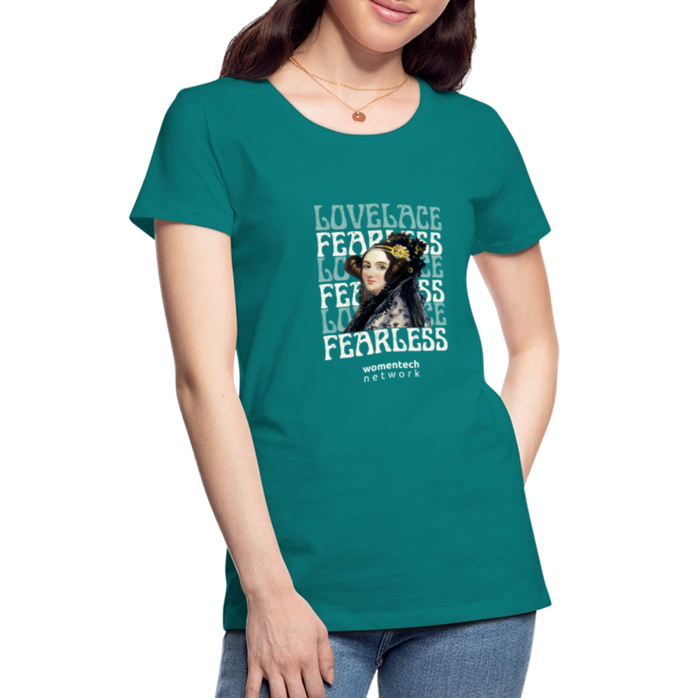 Women’s Premium T-Shirt - Ada Lovelace Edition - teal