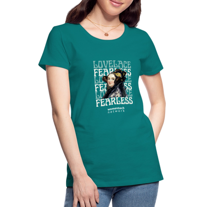 Women’s Premium T-Shirt - Ada Lovelace Edition - teal