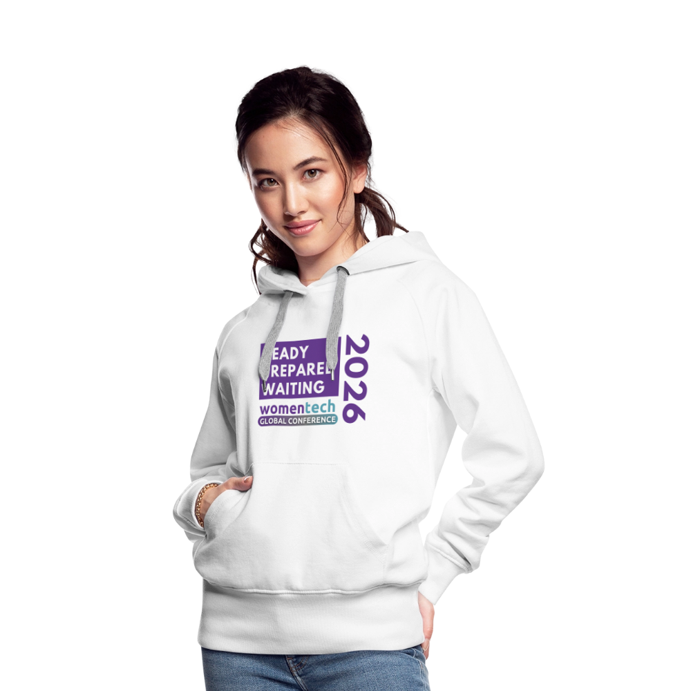 Women’s Premium Hoodie - Women in Tech Global Conference Collection - white