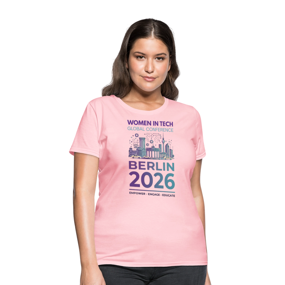Women's T-Shirt - Women in Tech Global Conference Collection - pink