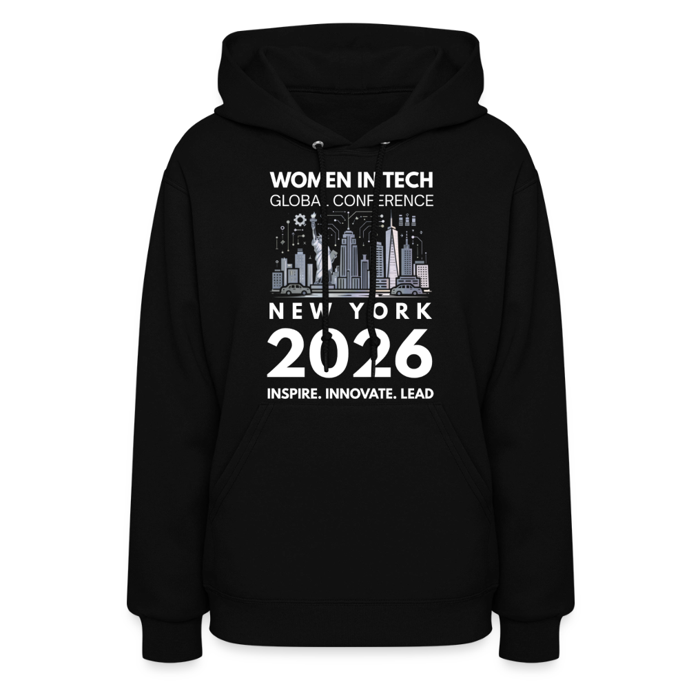 Women's Hoodie -  Women in Tech Global Conference Collection - black